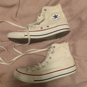Off while high top converse